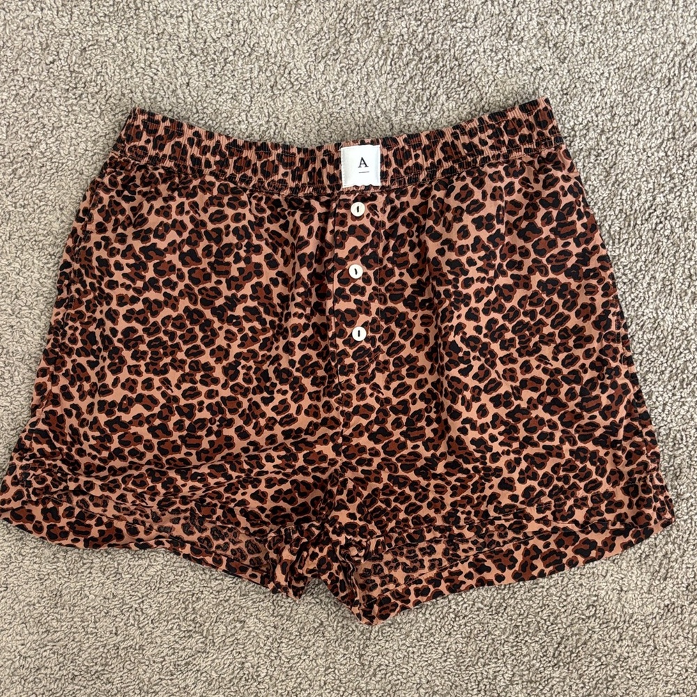 Anthropologie Cheetah boxer shorts